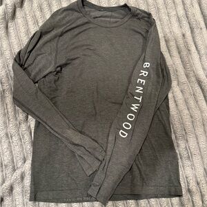 lululemon dark gray Metal Vent Tech Long Sleeve Shirt